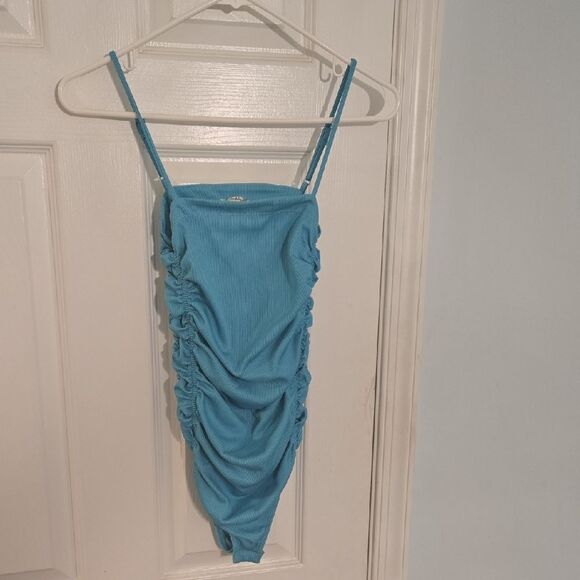 Free People Aqua Textured Swimsuit - Picture 1 of 6